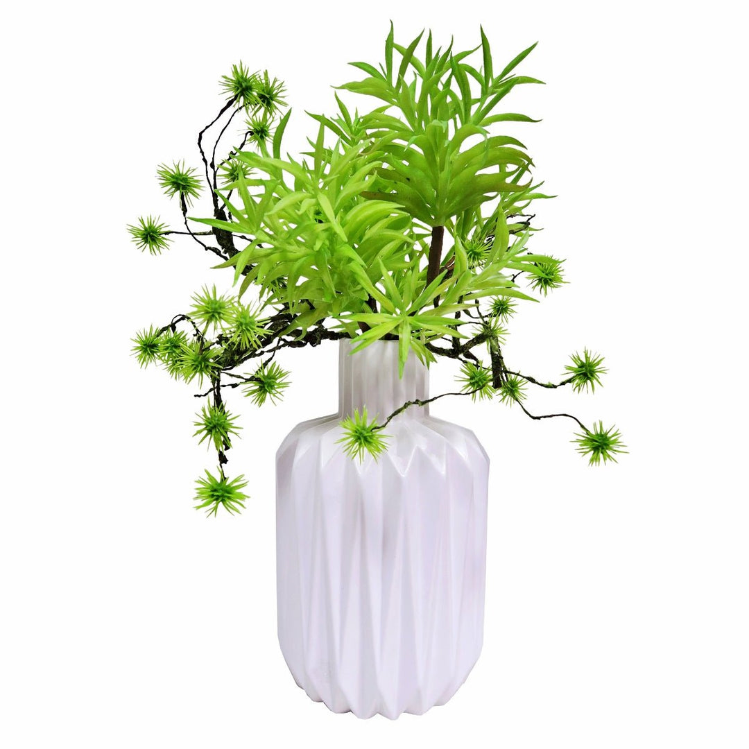 Spikey Succulent with Spiny Branches in Ceramic - LDF SilkSucculent