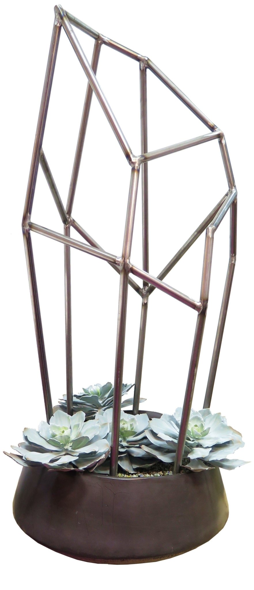 Succulents with Glass Beads in Sculpture - LDF Silksucculents