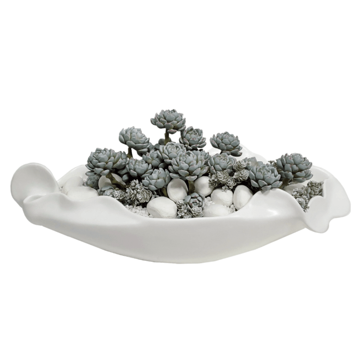 Succulents with Rocks in Container. - LDF SilkSucculent
