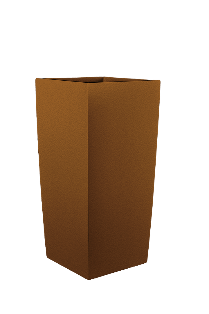 Tall Tapered Square Container for Indoor and Outdoor Use - LDF Silkcontainers