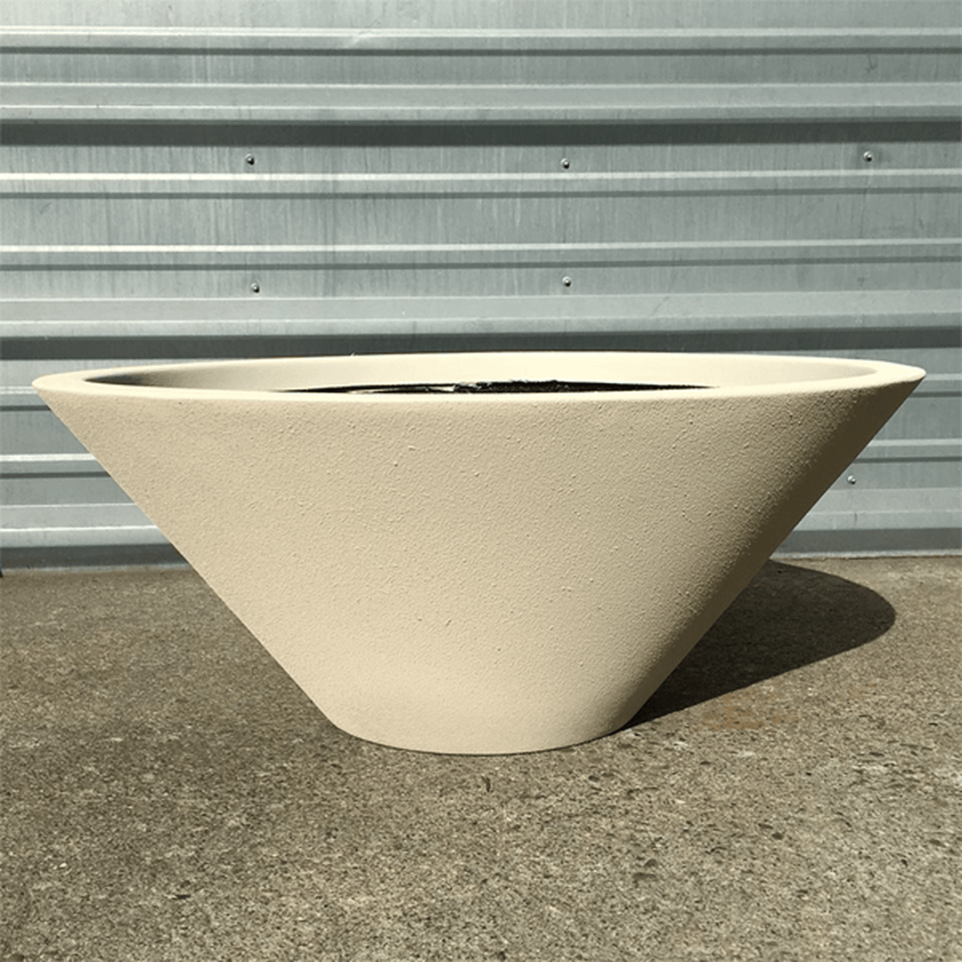 Tapered Round Fiberglass Container - LDF SilkCONTAINERS