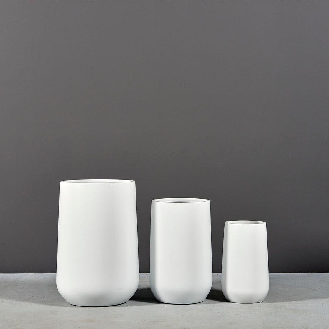 Tapered Round Planter for Indoor and Outdoor Use - LDF Silkcontainers