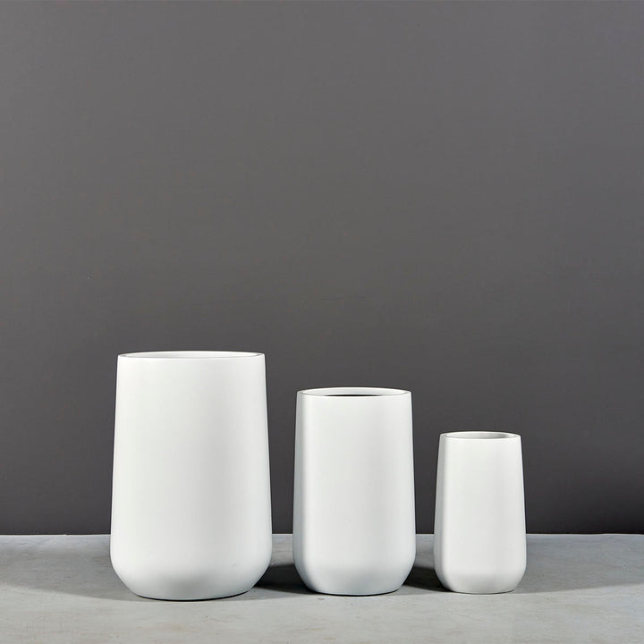 Tapered Round Planter for Indoor and Outdoor Use - LDF Silkcontainers
