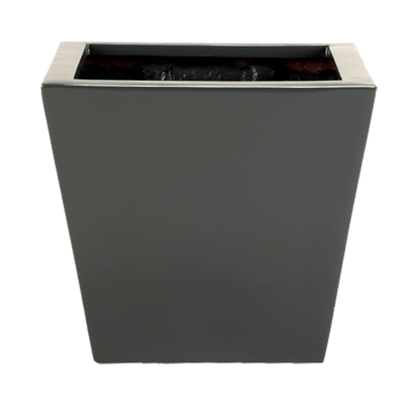 Tapered Square Fiberglass Container - LDF SilkCONTAINERS