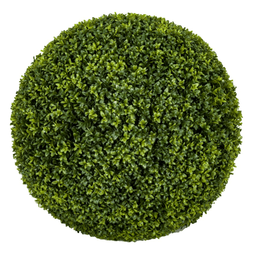 UV Protected Outdoor New Leaf Boxwood Sphere - Various Sizes Available - LDF Silkplants