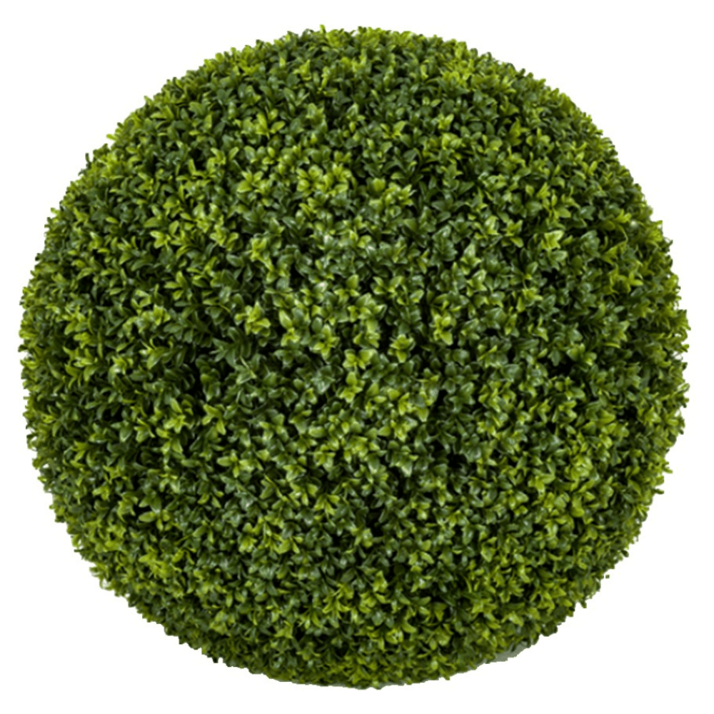 UV Protected Outdoor New Leaf Boxwood Sphere - Various Sizes Available - LDF Silkplants