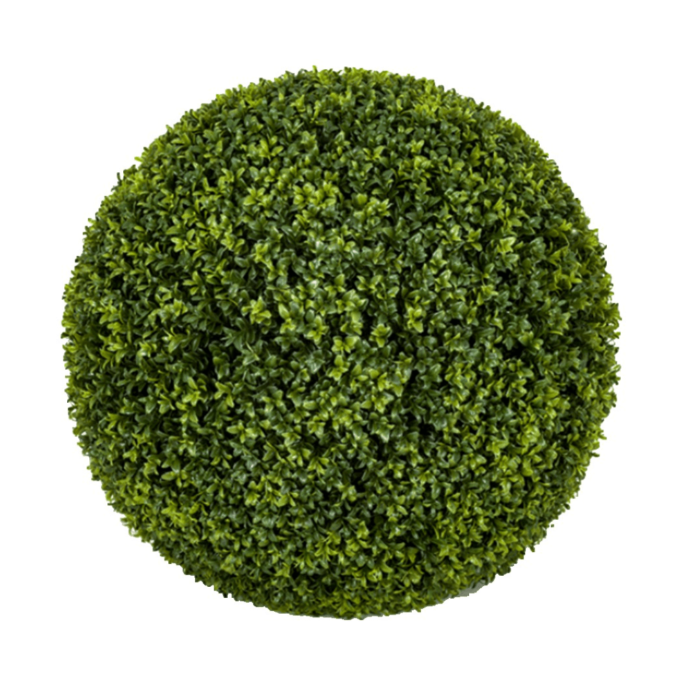 UV Protected Outdoor New Leaf Boxwood Sphere - Various Sizes Available - LDF Silkplants