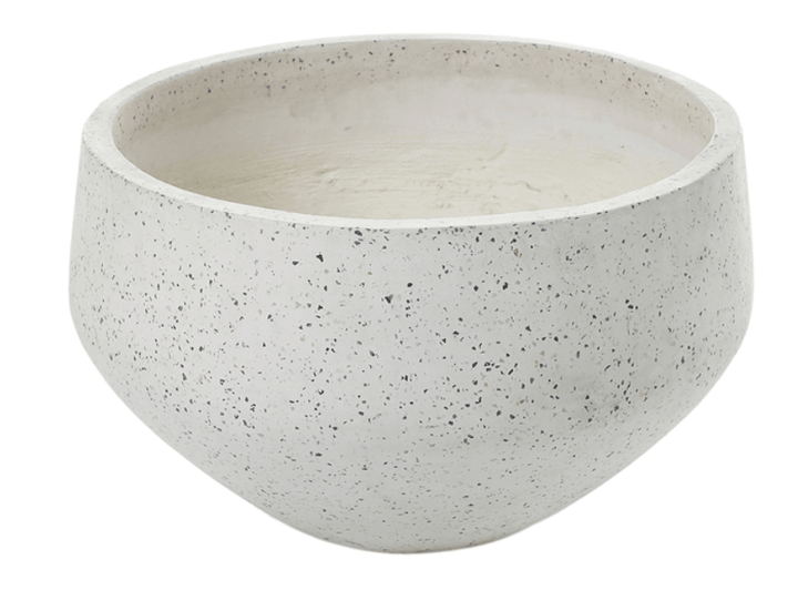 White Terrazzo Round Bowl - LDF SilkCONTAINERS