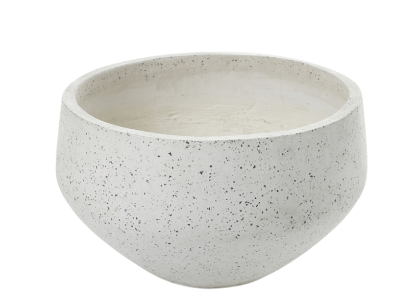 White Terrazzo Round Bowl - LDF SilkCONTAINERS